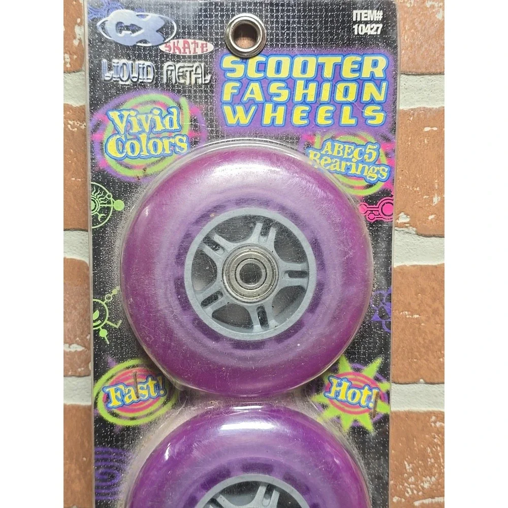 CX Gear 100mm, 88A Mega Wheel Scooter Replacement Kit ABEC 5 Bearings Vintage